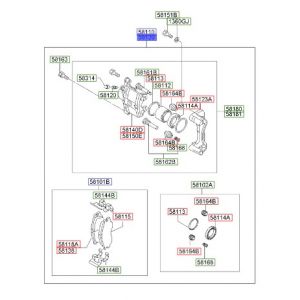 كليبر فرامل أمامي يمين