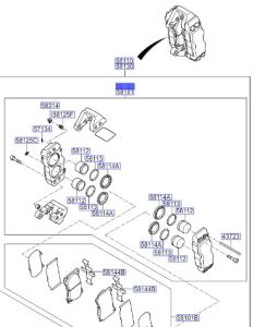 طقم كليبر فرامل يسار