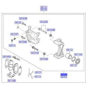 طقم كليبر فرامل يسار