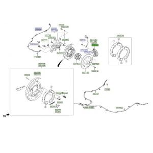 فرامل الإطار الخلفي يسار