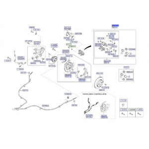 فرامل الإطار الخلفي يسار
