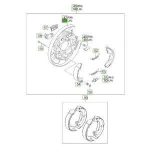 صاجة فرامل خلفية