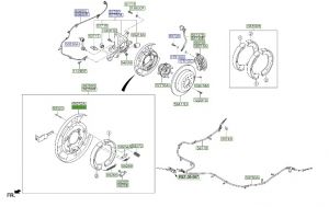 صاجة فرامل خلفية