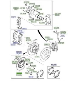 صاجة فرامل خلفية