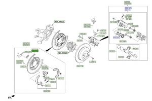 صاجة فرامل خلفية