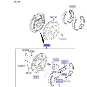 هوب فرامل خلفي يسار