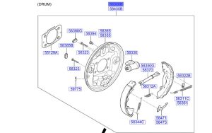 هوب فرامل خلفي يسار