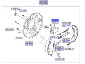 سلندر فرامل خلفي