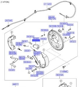 سلندر فرامل خلفي يسار