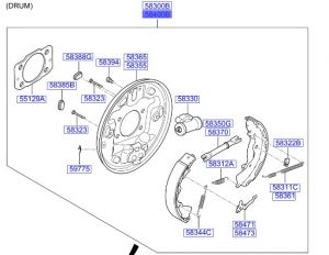 هوب فرامل خلفي يمين