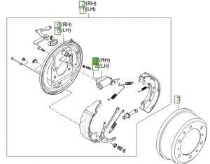 سلندر فرامل خلفي يمين