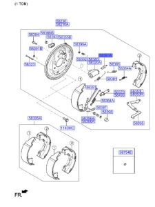 وردة قماش فرامل