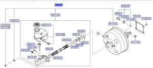 باكم فرامل مع العلبة