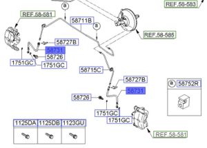 خرطوم زيت فرامل أمامي