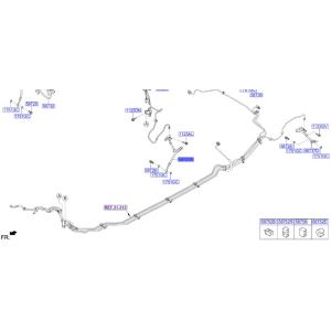 خرطوم زيت فرامل أمامي يسار