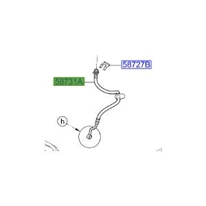 خرطوم زيت فرامل أمامي يسار