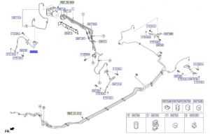 خرطوم زيت فرامل أمامي يمين