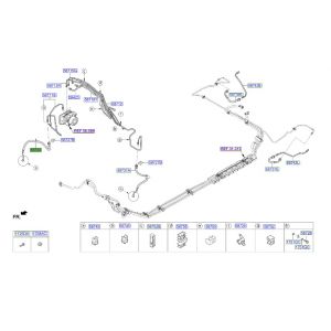 خرطوم زيت فرامل أمامي يمين