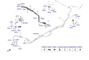 خرطوم زيت فرامل أمامي يمين