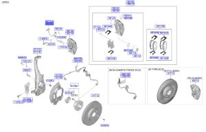خرطوم زيت فرامل أمامي يمين