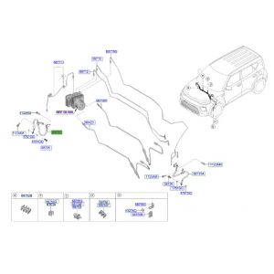 خرطوم زيت فرامل أمامي يمين