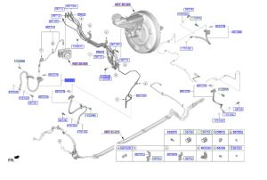 خرطوم زيت فرامل أمامي يمين