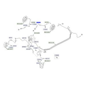 خرطوم زيت فرامل خلفي يسار