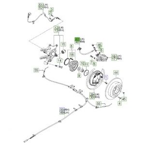 خرطوم زيت فرامل خلفي يسار