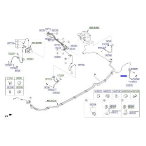 خرطوم زيت فرامل خلفي يسار