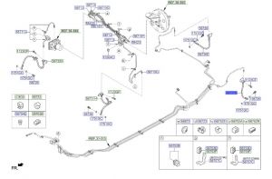خرطوم زيت فرامل خلفي يسار