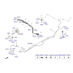 خرطوم زيت فرامل خلفي يسار