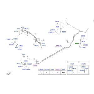 خرطوم زيت فرامل خلفي يسار