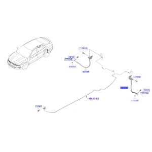 خرطوم زيت فرامل خلفي يسار