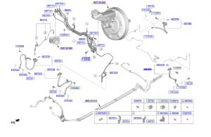 خرطوم زيت فرامل خلفي يسار