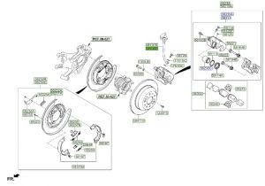 خرطوم زيت فرامل خلفي يمين