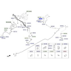 خرطوم زيت فرامل خلفي يمين