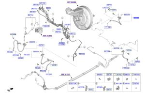 خرطوم زيت فرامل خلفي يمين