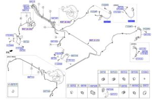 خرطوم زيت فرامل خلفي يمين
