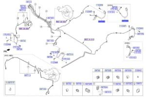 خرطوم زيت فرامل خلفي يمين