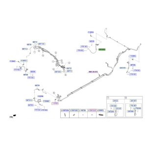 خرطوم زيت فرامل خلفي يمين