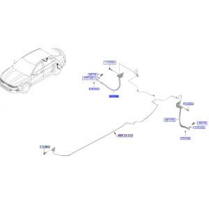 خرطوم زيت فرامل خلفي يمين