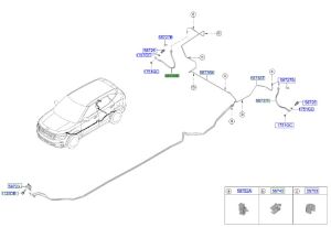 خرطوم زيت فرامل خلفي يمين