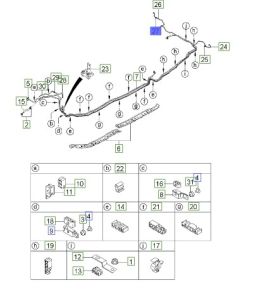 كلبس تثبيت خرطوم سائل الفرامل