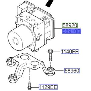 وحدة تحكم جهاز مانع الإنغلاق (ABS)