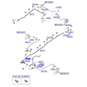 كلبس تثبيت ماصورة سائل الفرامل