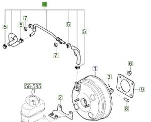 خرطوم باكم فرامل