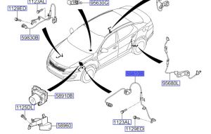 حساس مانع الانغلاق الأمامي اليسار