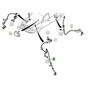حساس مانع الانغلاق الأمامي اليسار