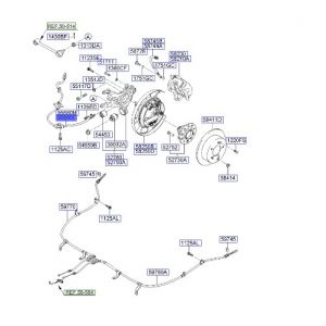 حساس مانع الانغلاق الخلفي اليسار