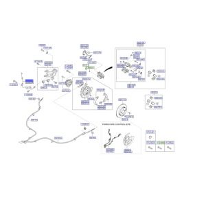 حساس مانع الانغلاق الخلفي اليسار